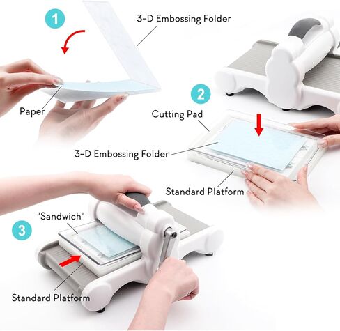 BAOFALI 3D Cherry Blossom Rose Plastic Embossing Folders for DIY Scrapbooking Photo Album Card Paper Craft Decoration for Card Making,Embossing Template Paper Card Embossing Stencil 6.3" L x 4.5" W. in Kuwait