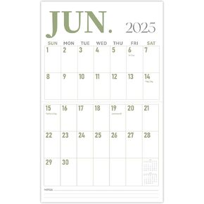 تقويم جدار Guasslee 2025-2026 كبير ، 23 "x14" تقويم الجدار العمودي 2025 ، 19 شهرًا من 2025 يونيو إلى 2026 ديسمبر
