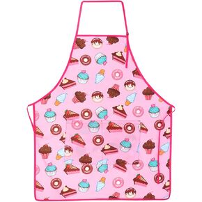 CUBACO Kids Art Smocks Children Waterproof Artist Painting Aprons with Long Sleeve and 3 Pockets for Age 3-8 Years