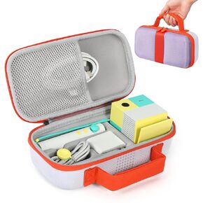 Jaffzora Hard Careing Case متوافق مع نظام ألعاب Nex Playground ، حقيبة تخزين ألعاب السفر التي تناسب حبل Power HDMI ، عن بُعد ، غطاء خصوصية الكاميرا (الأخضر والأصفر)