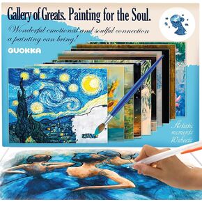 Quokka 10pack Painting Dementia أنشطة الخرف لكبار السن - معرض العظماء - منتجات الزهايمر للمسنين - أنشطة للأشخاص الذين يعانون من الخرف - الحرف من أجل كبار السن