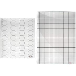 CZYY 1" Square Grid Game Mat and 1" Hex Grid Game Mat