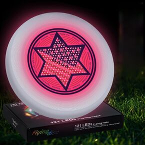 49leds لعبة Flying Disc ، 3 أوضاع ذكية ، تضيء قرص طيران 175 جرام ، قابلة لإعادة الشحن ، وهج في الظلام المثالي للحدائق/التخييم/الخلفية/الشاطئ في الهواء الطلق هدية التخييم الهدية
