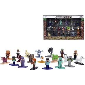 Minecraft 1.65 "Nano Metalfigs 18-pack die-cast ، ألعاب للأطفال والبالغين (الموجة 12)