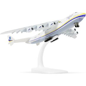 1/400 مقياس Antonov AN-225 طائرة النقل العسكرية MRIYA مصغرة الطلاء الأوكراني الطائرات الناقل المعدني مع مجموعة المعادن لمجموعة عشاق الطيران البالغين