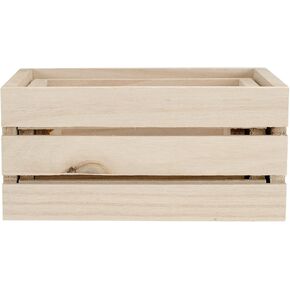 Mini MultiCraft Imports WS920 Wood Craft Crate Caddy Set (3 / Pack)