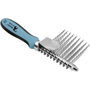 يساعد Baxter و Bella 9 Blade De-Matter for Dogs على تفكيك وإزالة matts من معطف الحيوانات الأليفة الخاصة بك