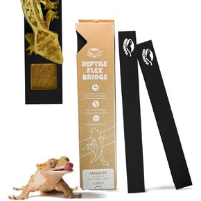 GECKOPIA Reptile Flex Bridge Large (Plain Wood, 18 Inch Long)