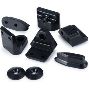 Metal Rear Wing Fixed Mount Upgrade Parts for 1/7 ARR-ma Limitless F1 RC Car Crawler (Silver) in Kuwait