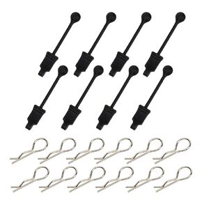 8 أجهزة كمبيوتر مطاطية مقطع جسم راكد قذيفة ثابتة قفل الإبزيم AR390178 لـ ARRMA 1/7 MOJAVE LIMELLING 1/8 TYPHON KRATON