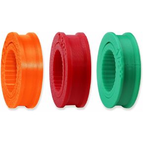 3pc إصبع رقائق اليد الزجاجية الملون ، 3/16 "، 7/32" و 1/4 "