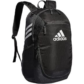 adidas Stadium 4.0 Team Sports Backpack (36L) Durable Athletic Laptop Bag, Dark Green, One Size