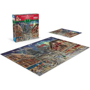 Ceaco - Thomas Kinkade Christmas - Elf - 1000 Piece Jigsaw Puzzle, 8" L x 8" W