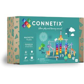 Connetix Rainbow Ball Run Pack ، 92 قطعة