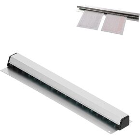 حامل إيصال تذكرة 2PCS مطعم ، 11.8 بوصة Silver Kitchen Slide Slide Rack Orders حامل التذاكر حامل إيصال للمقاهي المطاعم بارات