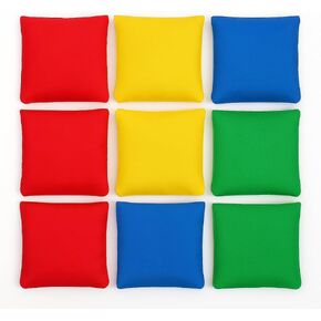 لعبة Oojami Nylon Bean Facs Toy Toy (5 بوصات في 5 بوصات ، 12 قطعة)