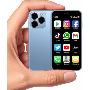 Mini Smartphone XS15،3G 3.0 بوصة HD 2GB+16GB Android 8.1 1000mAh SIM SIM QUART CORE MINI PHONE GIFT PHONE SMITLE PHONE POCTOR