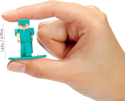 Minecraft 1.65" Nano Metalfigs 18-Pack Die-cast Figures, Toys for Kids and Adults(Wave 12) in Kuwait