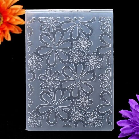 Flowers Leaves Bird Background Plastic Embossing Folders for Card Making Scrapbooking and Other Paper Crafts 2212097 (1) in Kuwait