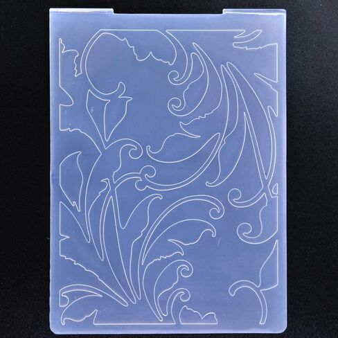 Flowers Leaves Bird Background Plastic Embossing Folders for Card Making Scrapbooking and Other Paper Crafts 2212097 (1) in Kuwait