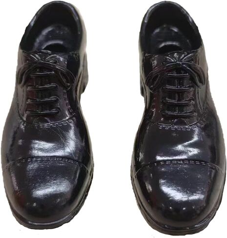 MeetGet 1/6 Scale Figure Doll Dolly Leather Shoes Figure Pu101us ، Black in Kuwait