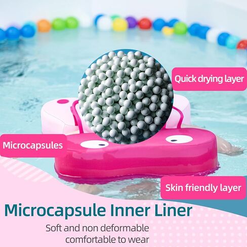 Non Inflatable Baby Swimming Float Baby Infant Swim Newborn Pool Floats Swimming Loop Soft Waterproof Swim Ring for Babies Adjustable and Suitable for 6-36 Months Baby Boys Grils in Saudi Arabia