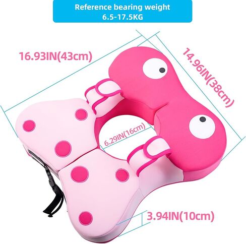 Non Inflatable Baby Swimming Float Baby Infant Swim Newborn Pool Floats Swimming Loop Soft Waterproof Swim Ring for Babies Adjustable and Suitable for 6-36 Months Baby Boys Grils in Saudi Arabia