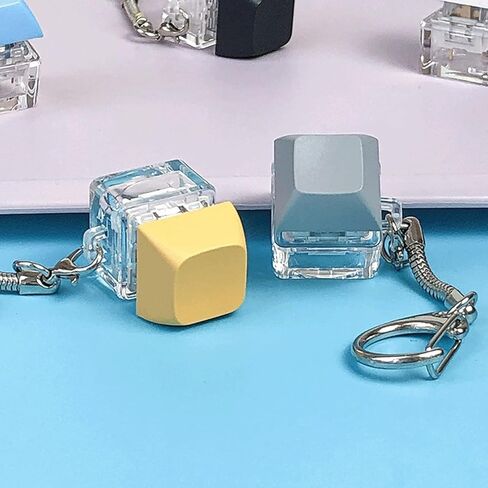 Keyboard Fidget Keychain, Light Up Decompression Finger Keyboard, Stress Relief Finger Keyboard Keychain in Kuwait