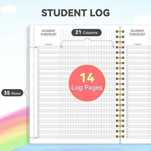 Teacher Planner 2024-2025, Teacher Lesson Planner Aug 2024-Jul 2025, 8.5"x11", Planner 2024-2025 Daily Weekly and Monthly, Spiral Bound Calendar Notebook with Color Tabs, School Supplies in Saudi Arabia