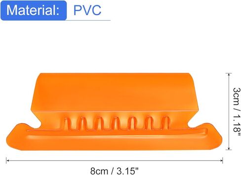 uxcell Hanging File Folder Tabs, 2 Inch File Folder Tabs and Inserts Plastic Clear File Folder Labels Filing Tabs for Hanging File Folders, Red, 200 Pcs in Kuwait