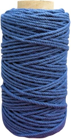 Maker's Craft Natural Macrame Cord 3mm X 109 Yards Twisted Dyed Colors for DIY Macrame, Wall Hanging, Plant Hangers, Knitting, Craft Making (Peach) in Kuwait