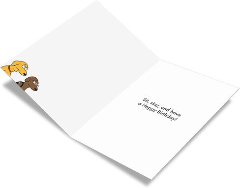 NobleWorks Hilarious Birthday Greeting Card with 5 x 7 Inch Envelope (1 Card) BdayTreat Crime C10263BDG in Saudi Arabia
