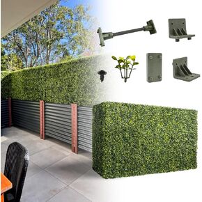 72Wx54Hx6D inches Artificial Boxwood Hedge Wall | Artificial Plant Waterproof Durable Partition Wall | Garden Partition Wall | Partition Privacy Panel | Office Partition Wall