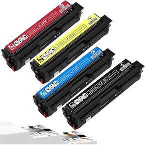 C235 C230 Toner Cartridges for Xerox with Chip Replacement for 006R04391 006R04392 006R04393 006R04394,High-Yield Printer Ink Compatible with Xerox C235DNI / C230DNI Color Printer