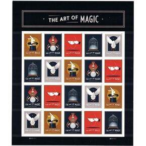The Art of Magic (Sheet of 20) First-Class Mail Forever Postage Stamps 2018 Scott #5305