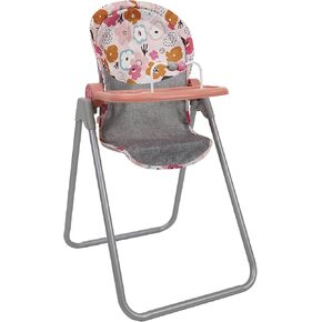 509 Crew: Melange Flora - Doodie Doll Higher - 5pc إكسسوارات التغذية ، تناسب دمى تصل إلى 24 "، مقعد إمالة ، قابلة للطي ، صينية طعام ، لعبة أطفال ، تتراوح أعمارهم بين 3+