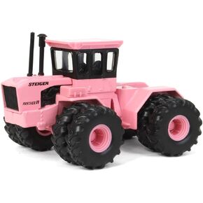 Ertl 1/64 Pink Steiger Panther II ST-310 مع الثنائيات الأمامية والخلفية ، 44331