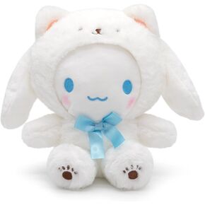 Kawaii Cartoon White Stuffed Animal Plush Doll,Soft Animal Figure Plush Pillow Toys,Birthday Gifts for Girls Kids