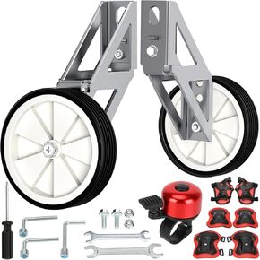 عجلات تدريب الدراجة الأوساخ بديلة للحلاقة MX350 MX400 MX500 MX650 إكسسوارات الدراجة الصاروخية الأوساخ الكهربائية لقطع الغيار للدراجة الأوساخ الكهربائية (Silver)