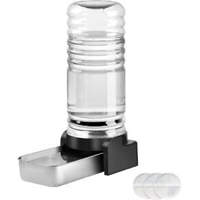 Marchul 5.7L Dog Water Bowl Dissener ، Cat Water Dispenser Stainless Steel ، وموزعات مياه الكلاب التلقائية مع 3 مرشحات للقطط والكلاب الصغيرة/المتوسطة