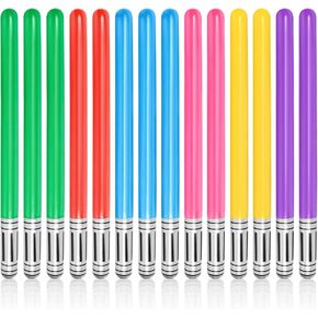 14 PCS قابلة للنفخ أضواء - Liyde Light Saber Saber Sword Toys Party Bass Stockers Stuffors Favors Swords for Star Wars تحت عنوان Party ، Cosplay Party