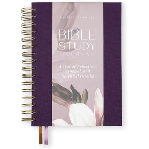 Bible Study Journal – A Year of Reflection, Renewal & Spiritual Growth | 365-Day Guided Scripture Study, Prayer Tracker & Weekly Reflection Prompts | A5 Hardcover, Minimalist & Elegant Design