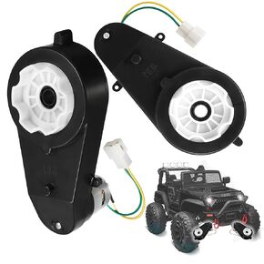2PCS 12V 40000RPM مربع التروس مرتبة التروس عالية السرعة RS550 محرك مطابقة للأطفال ركوب الأطفال على عجلات التروس للسيارات وألعاب كهربائية سهلة التثبيت مع مركبة 12 فولت.