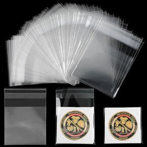 2000 PCS COIN FLIPS 2x2 Sleeves Small Penny Coin Protector Clear Coin Coin Assolbers Collk Betk Single Pocket Coin Flips الأكمام اللاصقة ذات الأكياس الخاصة