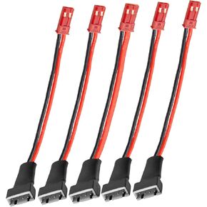 ShareGoo 5Pcs 3S Lipo Balance Connector JST-XH Balance Male Plug to JST Male Plug Adapter for RC Car Boat 3S LiPo Battery