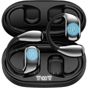 AI Language Translator Earbuds, OWS Real-Time 3-in-1 Translation Earbuds 144 Languages & Accents, Audifonos Traductores Inglés Español, Translation Device for Travel Business Learning, Black