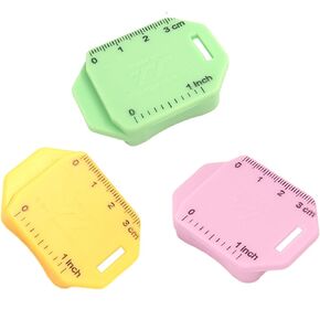 3 Pack Magnetic Seam Guide for Sewing Machine, 2025 New Upgraded Multifunctional Polygonal Hemmer Gauge with Sewing Tools, Strong Magnetic Seam Guide with Scale, Sewing Accessories and Supplies