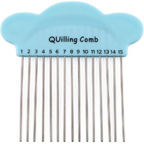 e-outpating Quilling Comble Blue DIY Card Carding Craft Loops Excaptory حامل إمداد