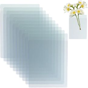 40 Count Pocket Boutonniere Sleeve Plastic Square Associards for Pocket Boutonnieres ، غير مشمولة بالزهور