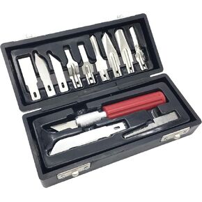 SMB Precision Woodworking Woodcarving Set 13Pc (1/3/10/60) (1)